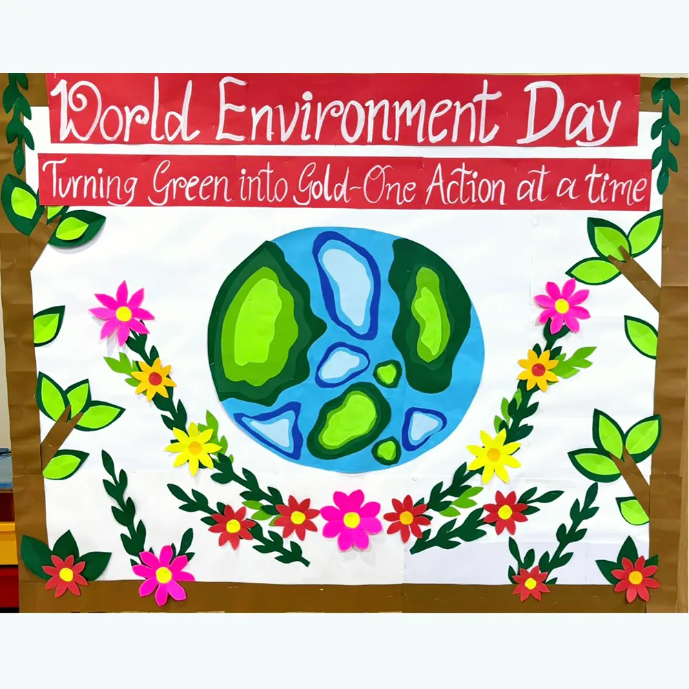 Educational display on environmental health topics